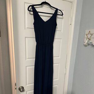 Navy blue bridesmaid dress